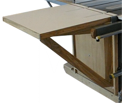 Table Saw Outfeed Support Woodworking Plan - DIY Woodworking Projects