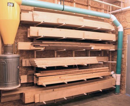 Lumber Storage Rack